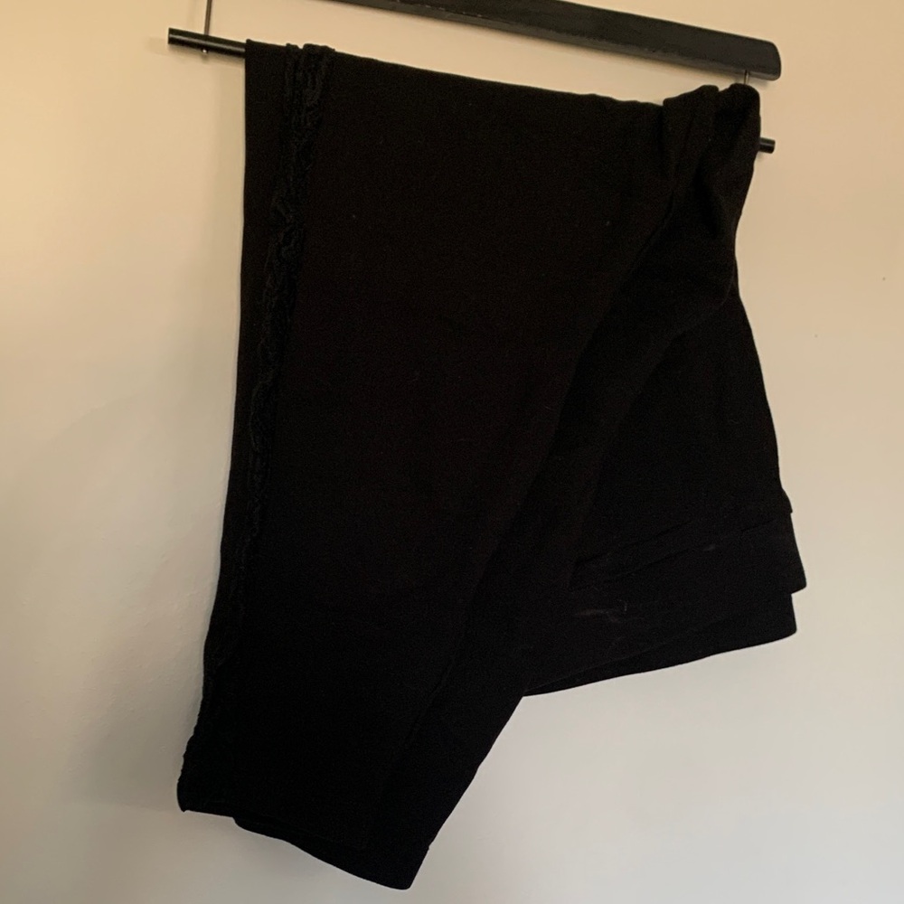 Torrid Classic Black lace edge pants
